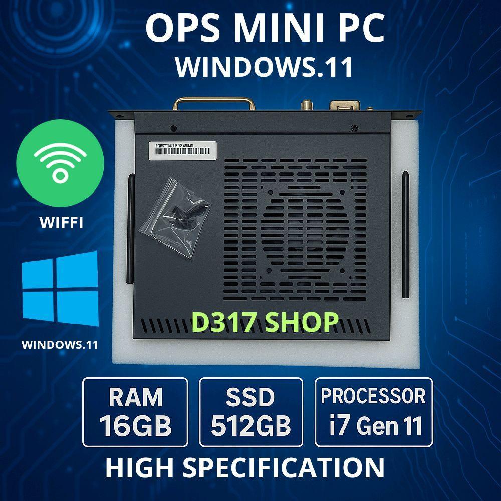 OPS Mini PC i7 Gen.11 dengan RAM 16GB dan SSD 512GB Interactive Flat Panel Multimedia Komputer
