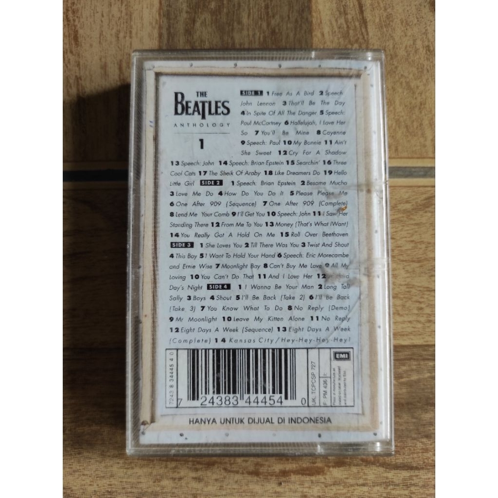 kaset pita the BEATLES anthology 1
