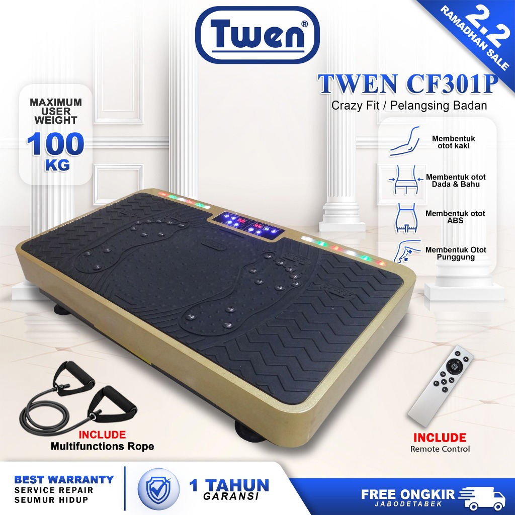 Crazy Fit Nature CF301P Alat Olahraga Alat Pelangsing Tubuh CrazyFit