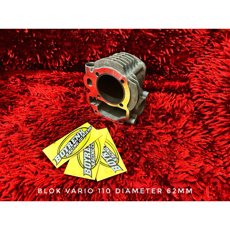 CYLINDER BLOK VARIO KARBU VARIO 110/VARIO110/VARIO KABU KVB BORING / LINER 58 60 - BOYRENK RACING CO