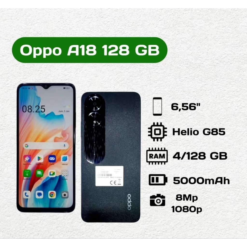 Oppo A18 4/128 GB Second