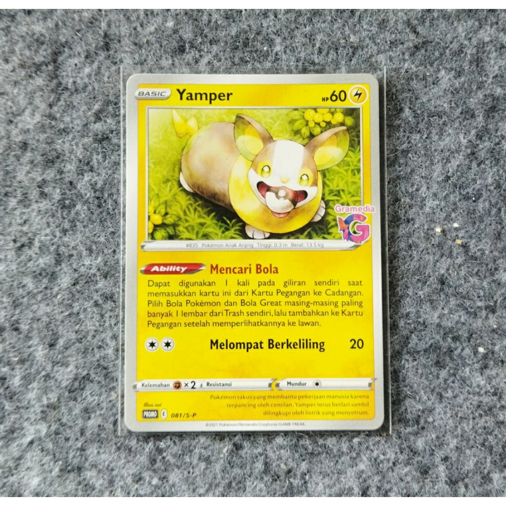 kartu tcg pokemon indonesia yamper promo gramedia