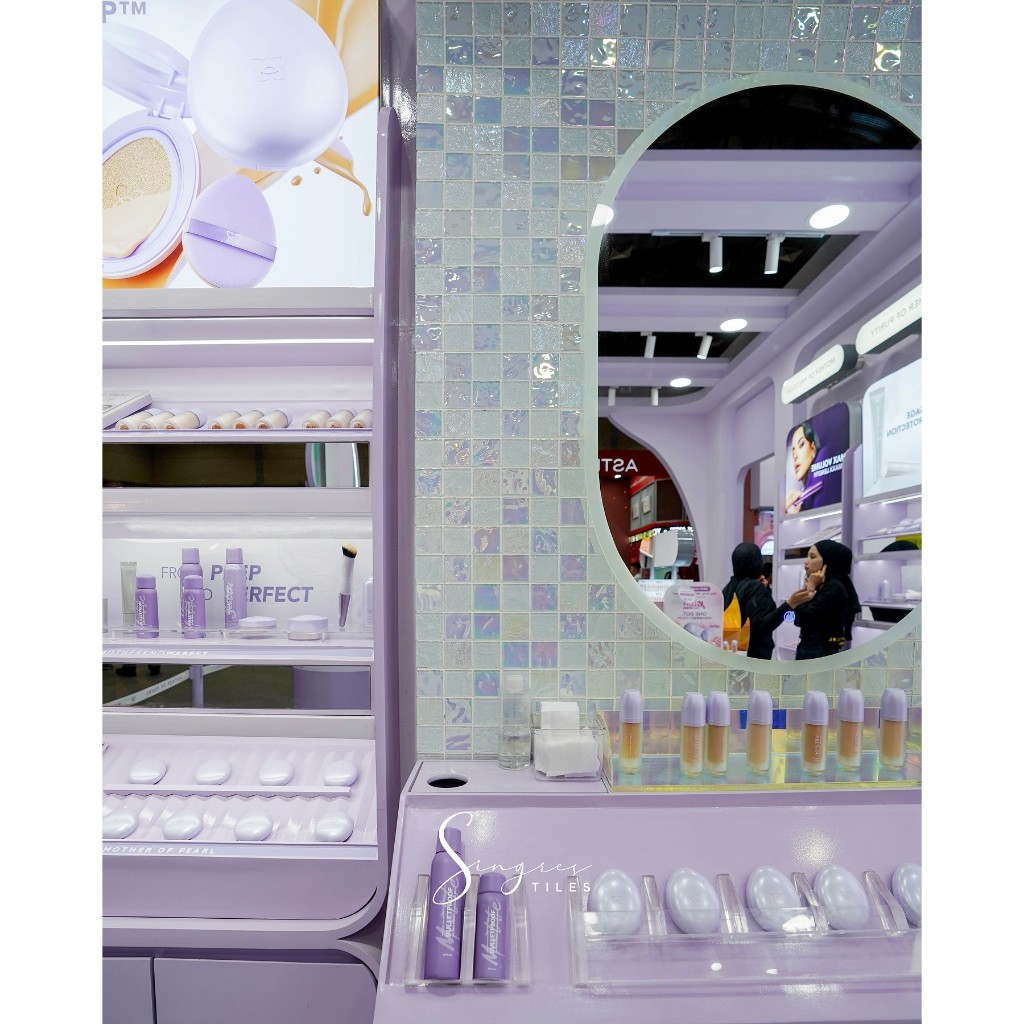 SinGres Type SQUARE SERIES - Mosaic Mozaic Mosaik Mozaik Keramik Dinding Hiasan Dinding Keramik Inte