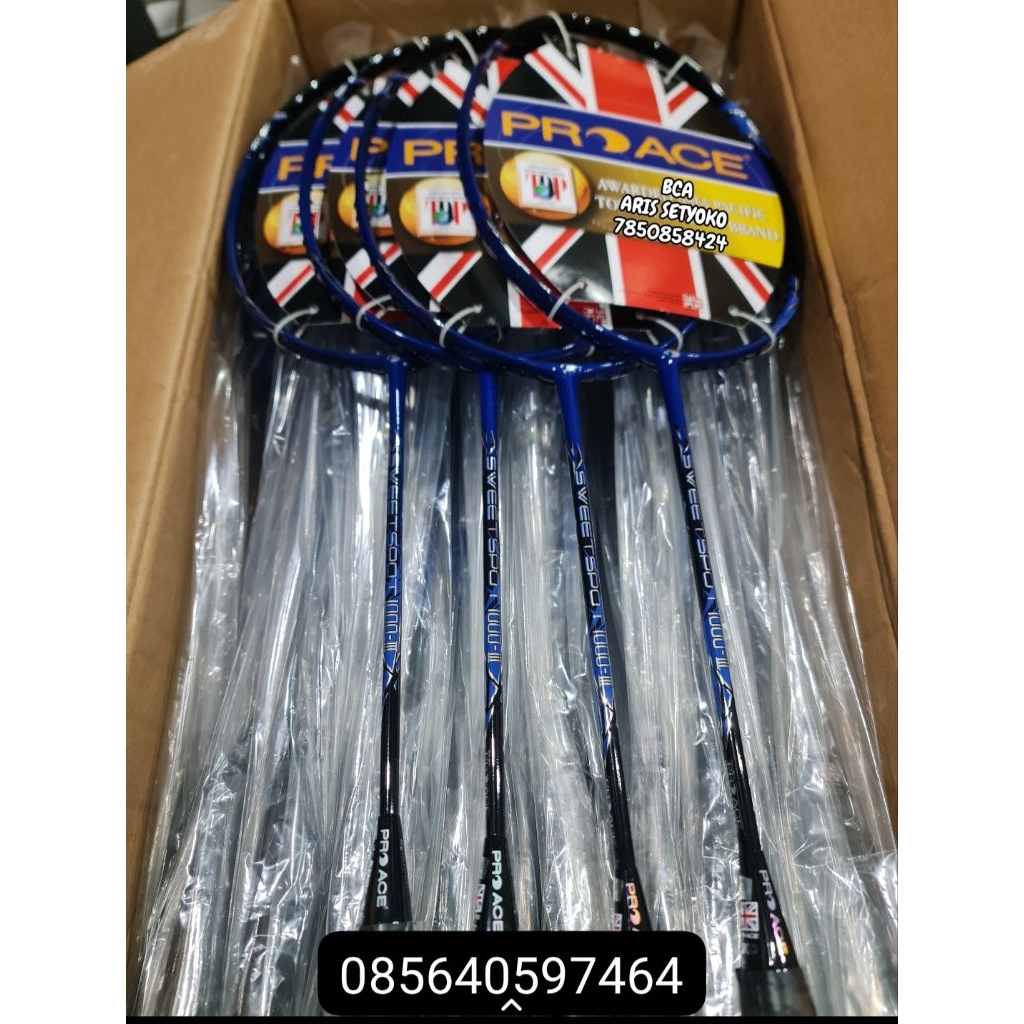 [PROMO] Raket Badminton Pro Ace 1000 G3 BATANGAN ORIGINAL
