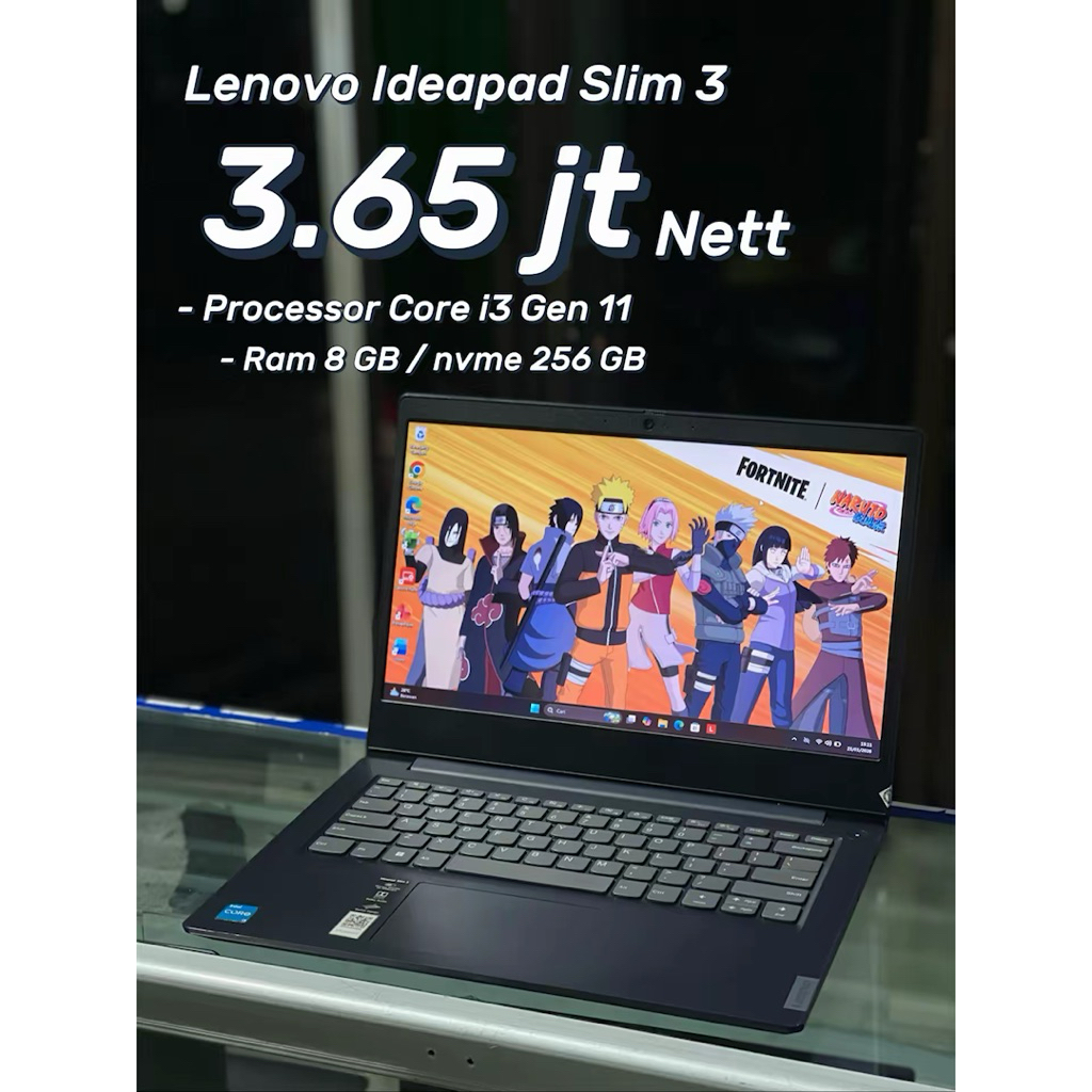 Lenovo Ideapad Slim 3 Core i3Gen 11 8/256