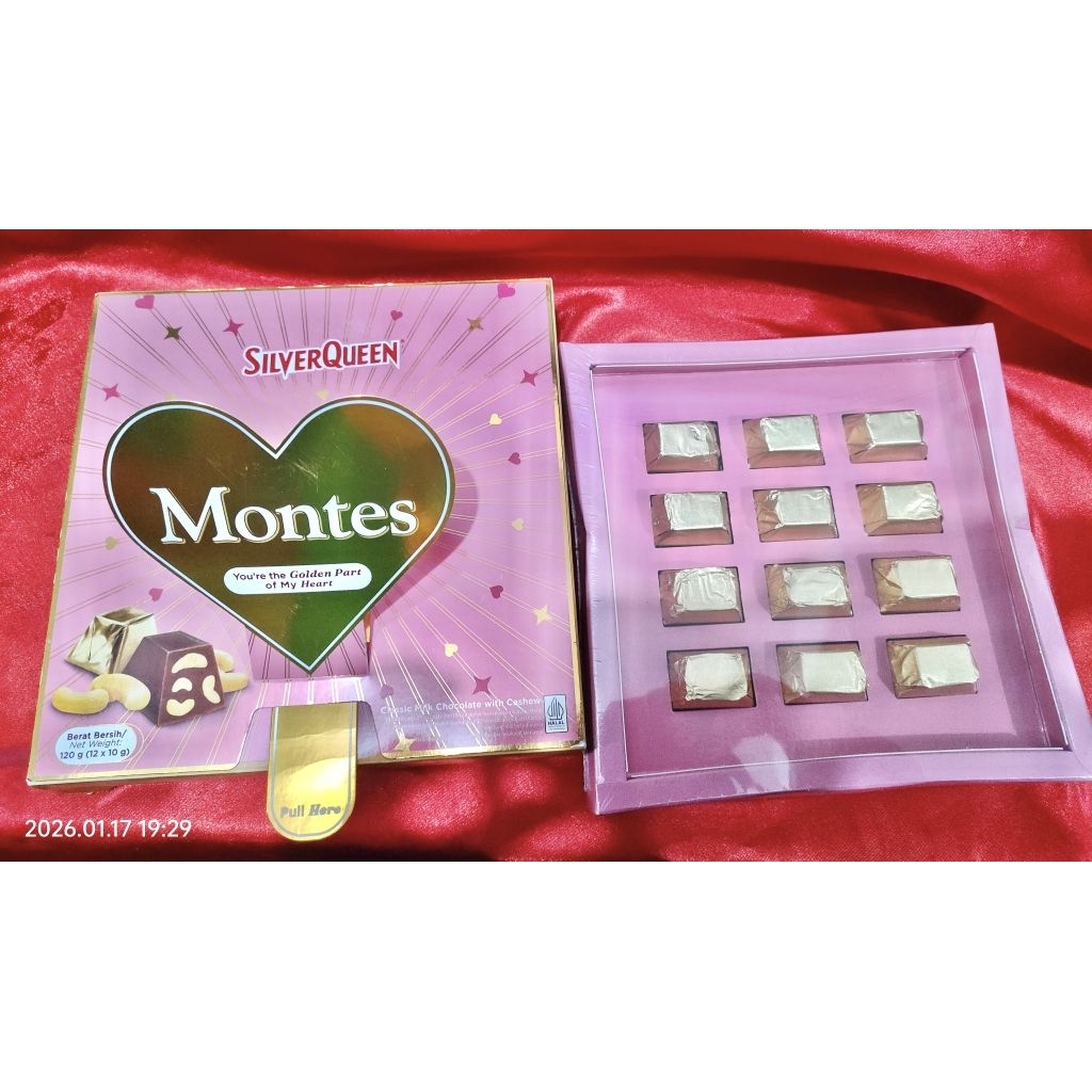 Hampers Snacks Coklat VALENTINE SilverQueen Lebaran Idul Fitri Kado Parcel Parsel