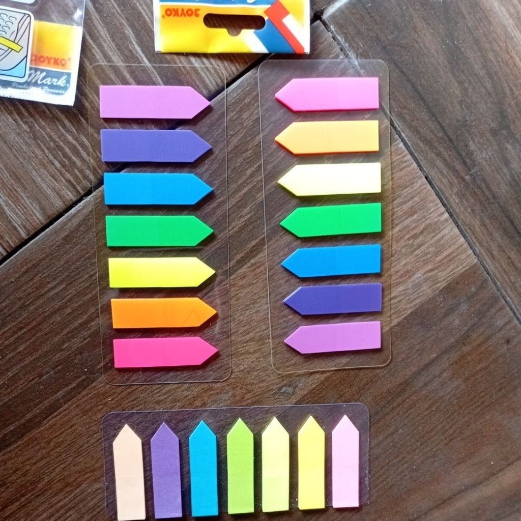 pembatas atau penanda buku joyko warna warni