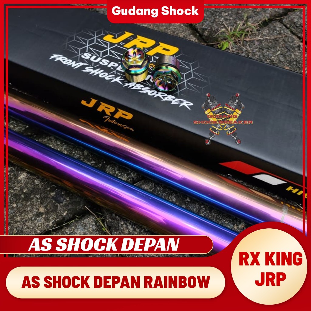 As Shock Depan Warna Rainbow Colorful Rx King JRP