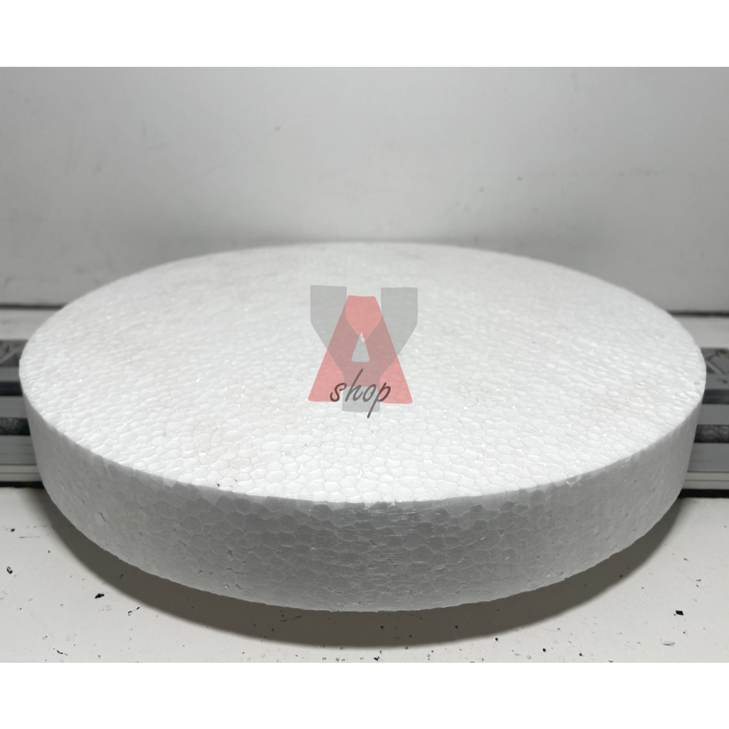 Gabus Styrofoam Dummy Cake Kue Bulat Tinggi 4 cm Diameter 50 cm