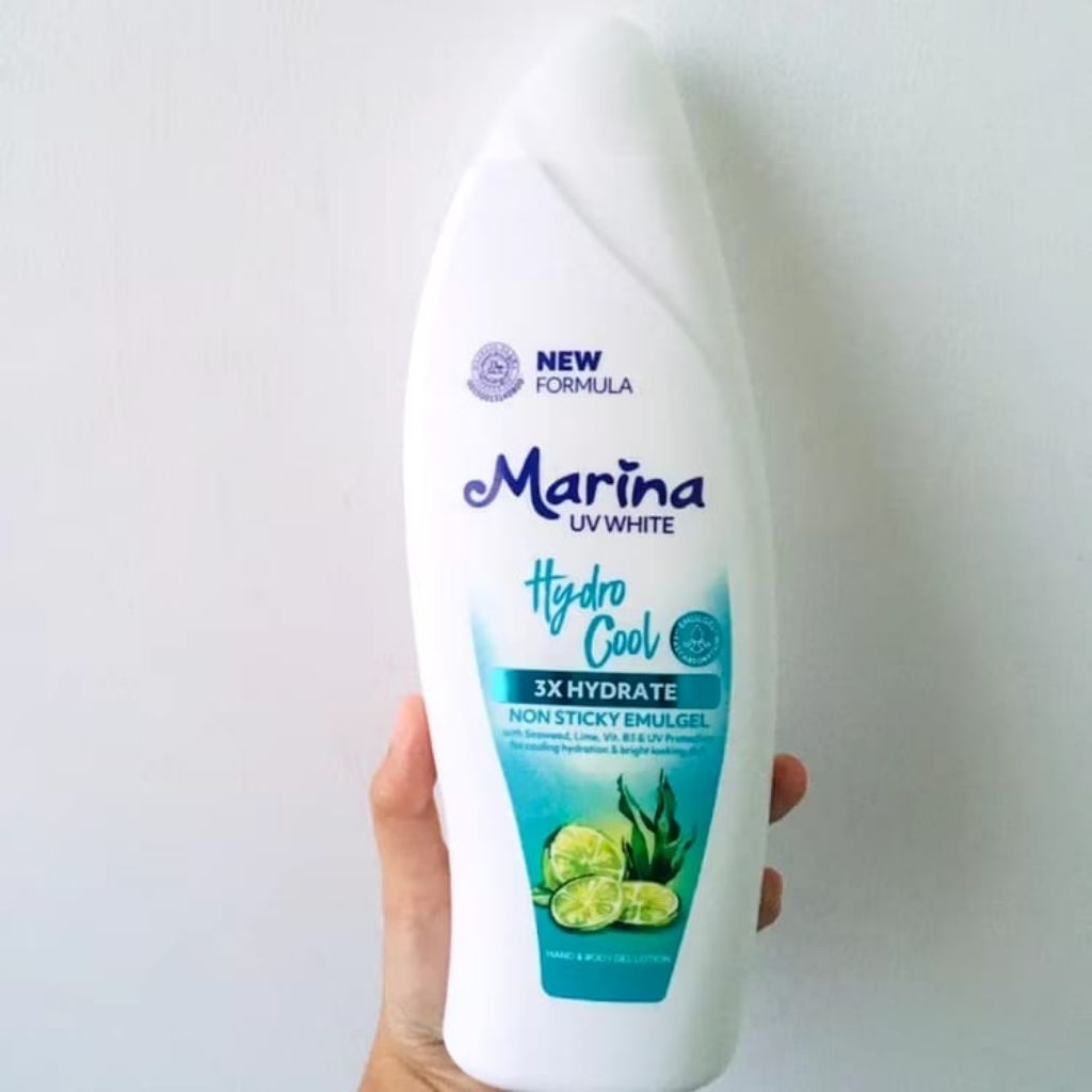 MARINA UV WHITE DEWY BRIGHT 460 ML KEMASAN BESAR - MARINA HAND AND BODY LOTION