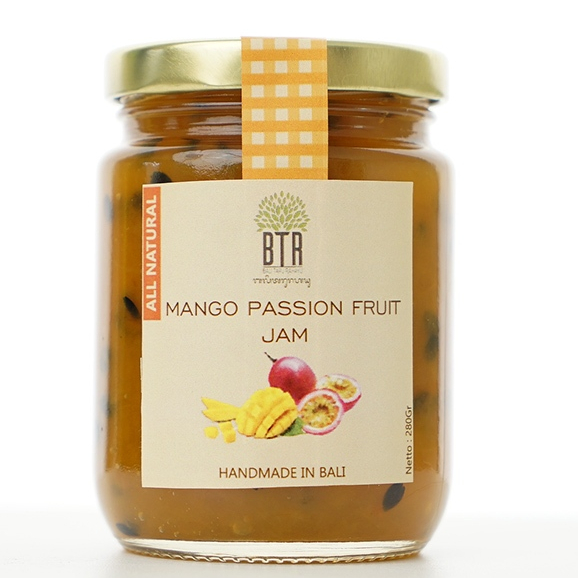 Selai BTR Mango Passionfruits Jam 280 gram, selai mangga markisa