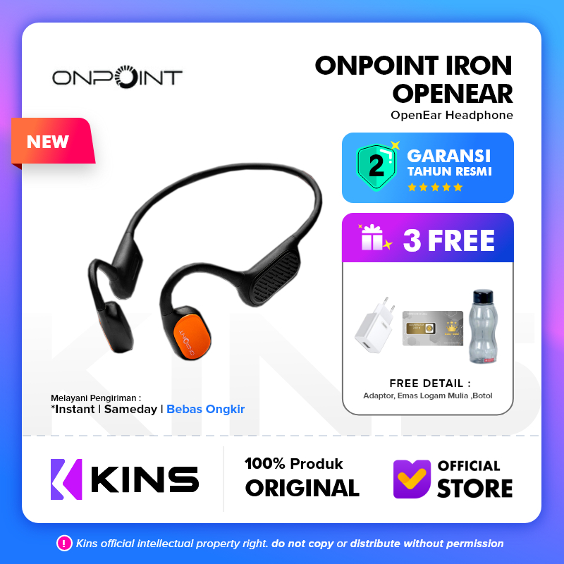 ONPOINT IRON OpenEar Bone Conduction Headphone