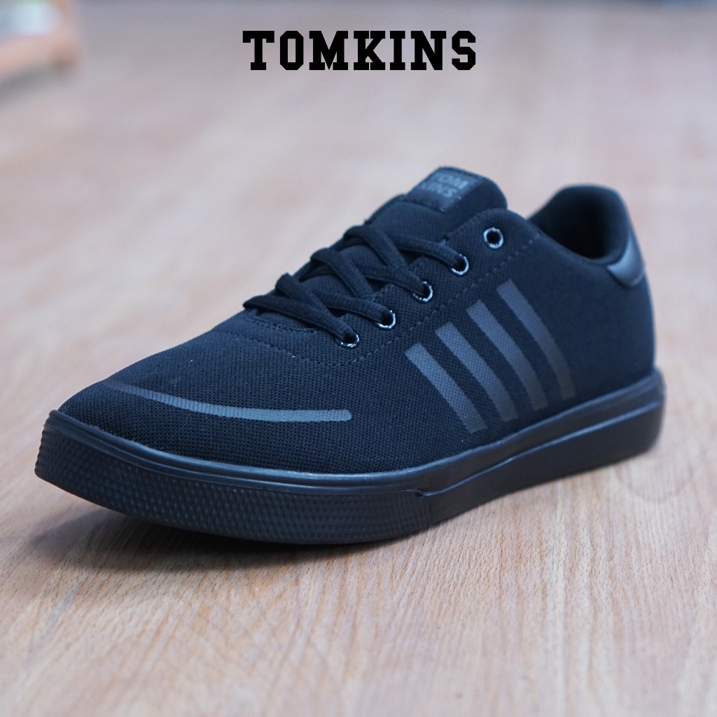 TOMKINS Scool Edition Sanditon - Black Sepatu Sekolah