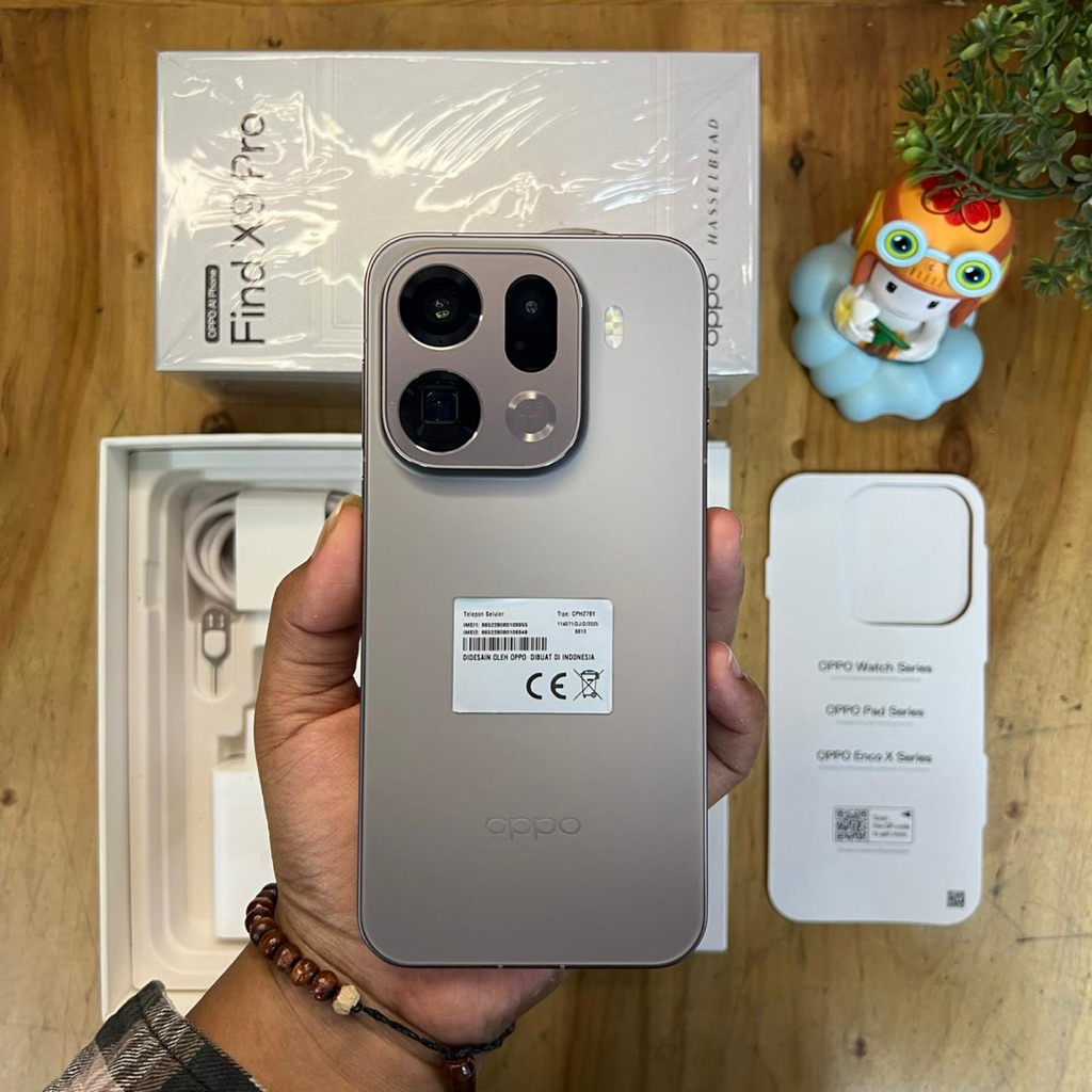 Oppo Find x9 pro 5G 16/512GB titanium charger garansj resmi 2thn