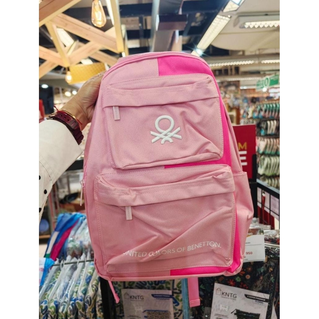 Tas murah original Benetton pink