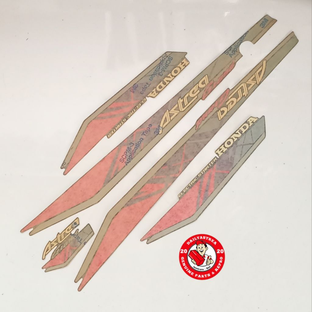 LIS STICKER STRIPING BODY HONDA ASTREA GRAND BULUS LIMITED EDITION 1993 ORIGINAL ORI 3M