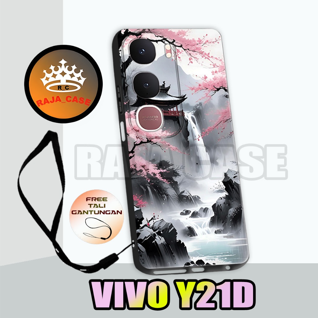 Rc15/Softase karet Hp VIVO Y21D - Motif Pemandangan /case Hp  VIVO Y21D - casing  VIVO Y21D - Siliko