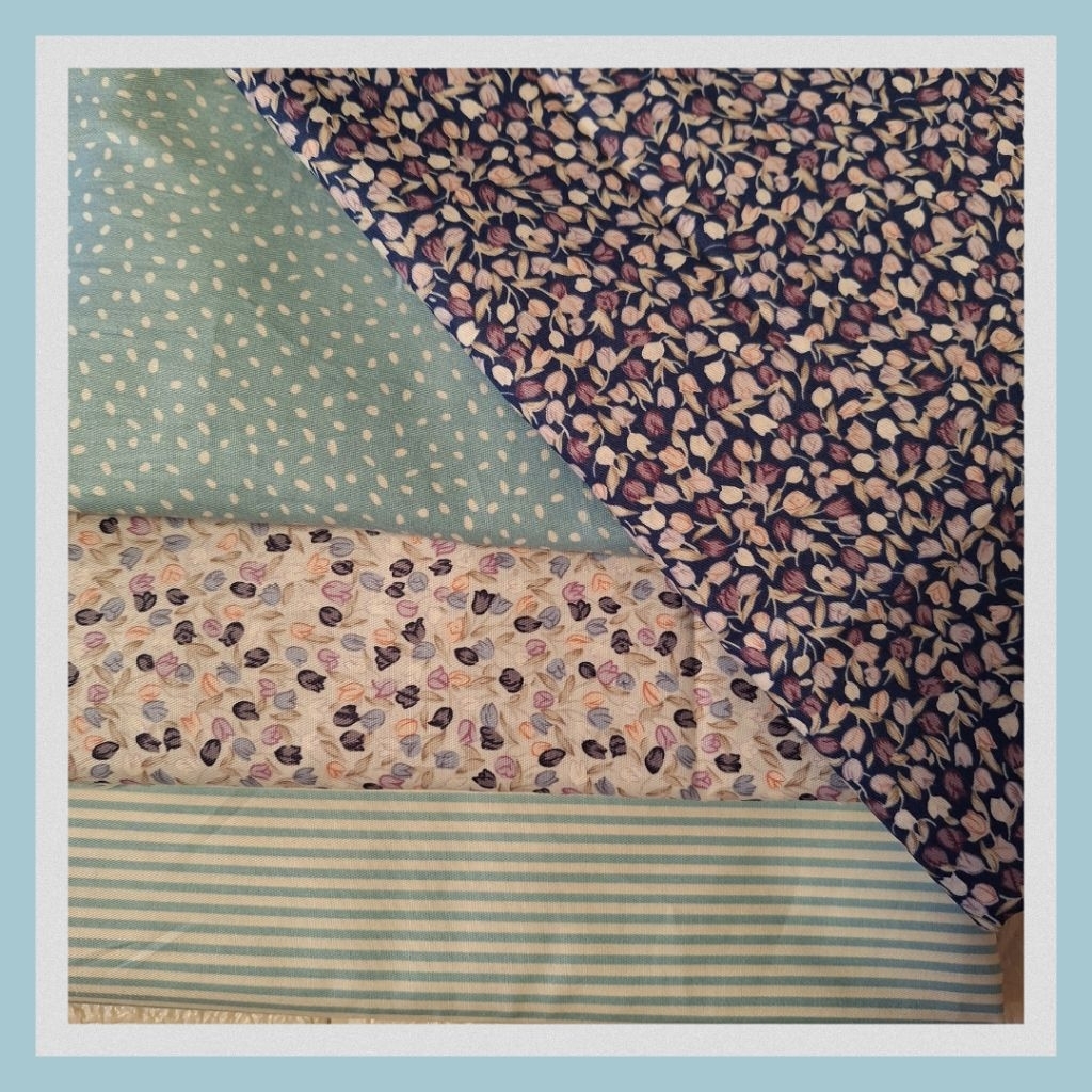 1 Set Kain Perca Katun Japan Design Tokai Senko original