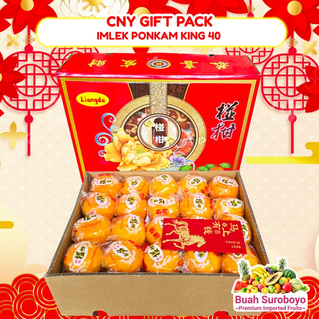 Hampers Imlek Jeruk Super Ponkam King (isi 40)