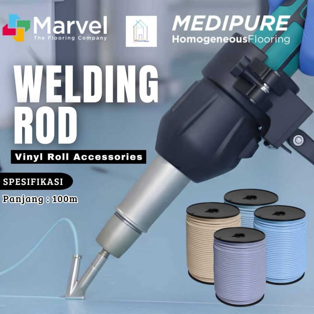MARVEL WELDING ROD VINYL MEDIPURE HOMOGENEOUS FLOORING| VINYL ANTI BACTERI | VINYL RUMAH SAKIT