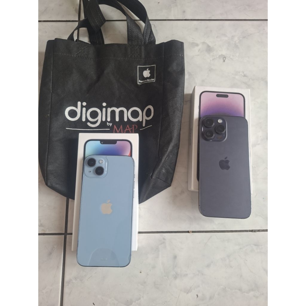TERMURAH Iphone 14 Promax 128gb Inter fullset iphone 14 plus 128gb digimap fullset no iphone 14 plus