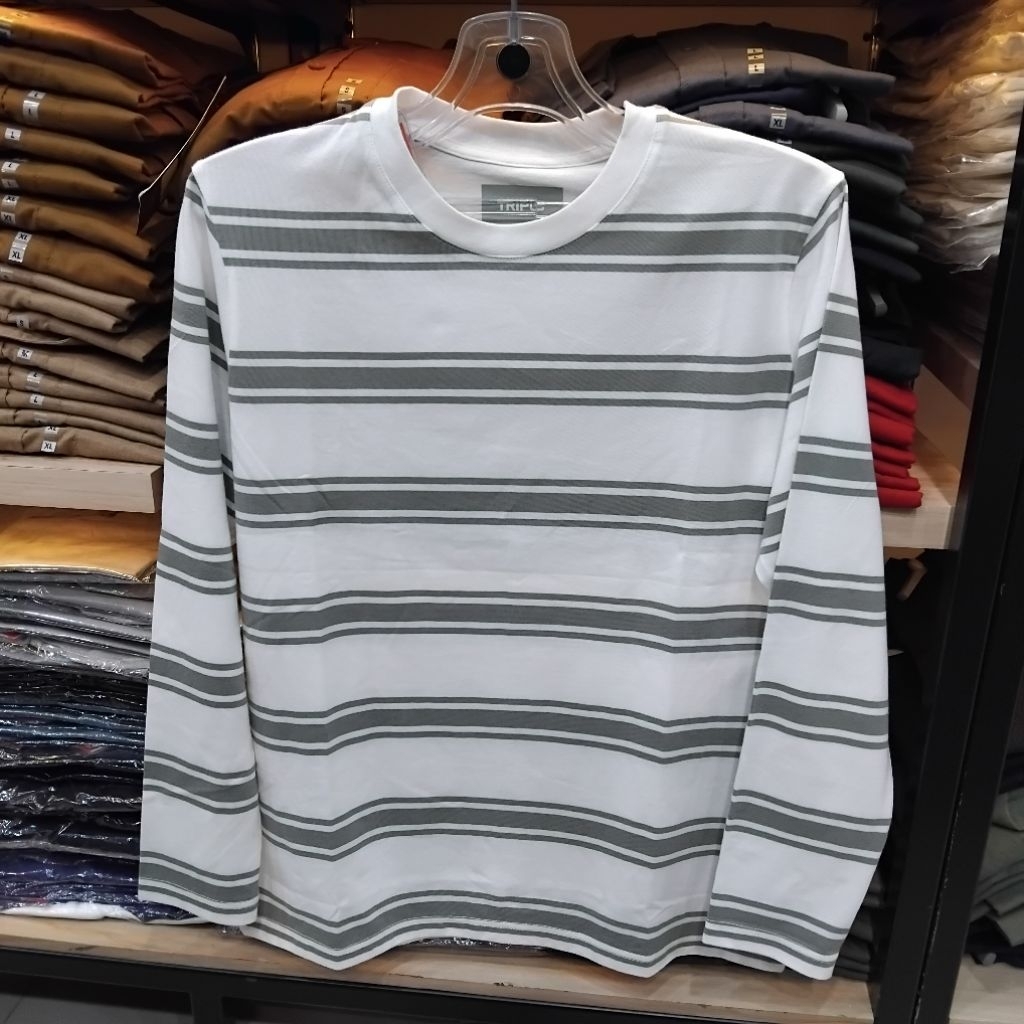 TRIPLE KAOS SALUR PRIA LENGAN PANJANG