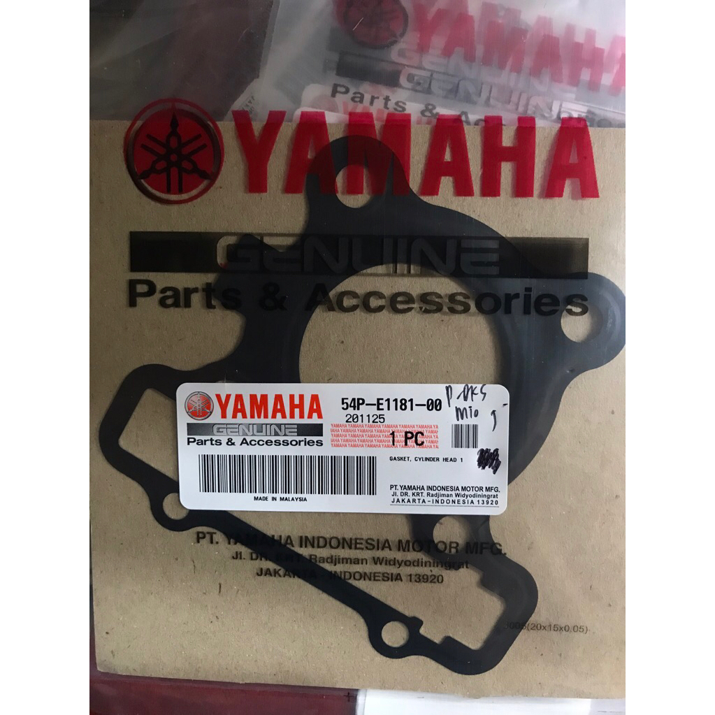 PAKING CYLINDER HEAD 54P-E1181-00 MIO J GT SOUL GT FINO 115 FI XRIDE 115 YAMAHA ORIGINAL YGP