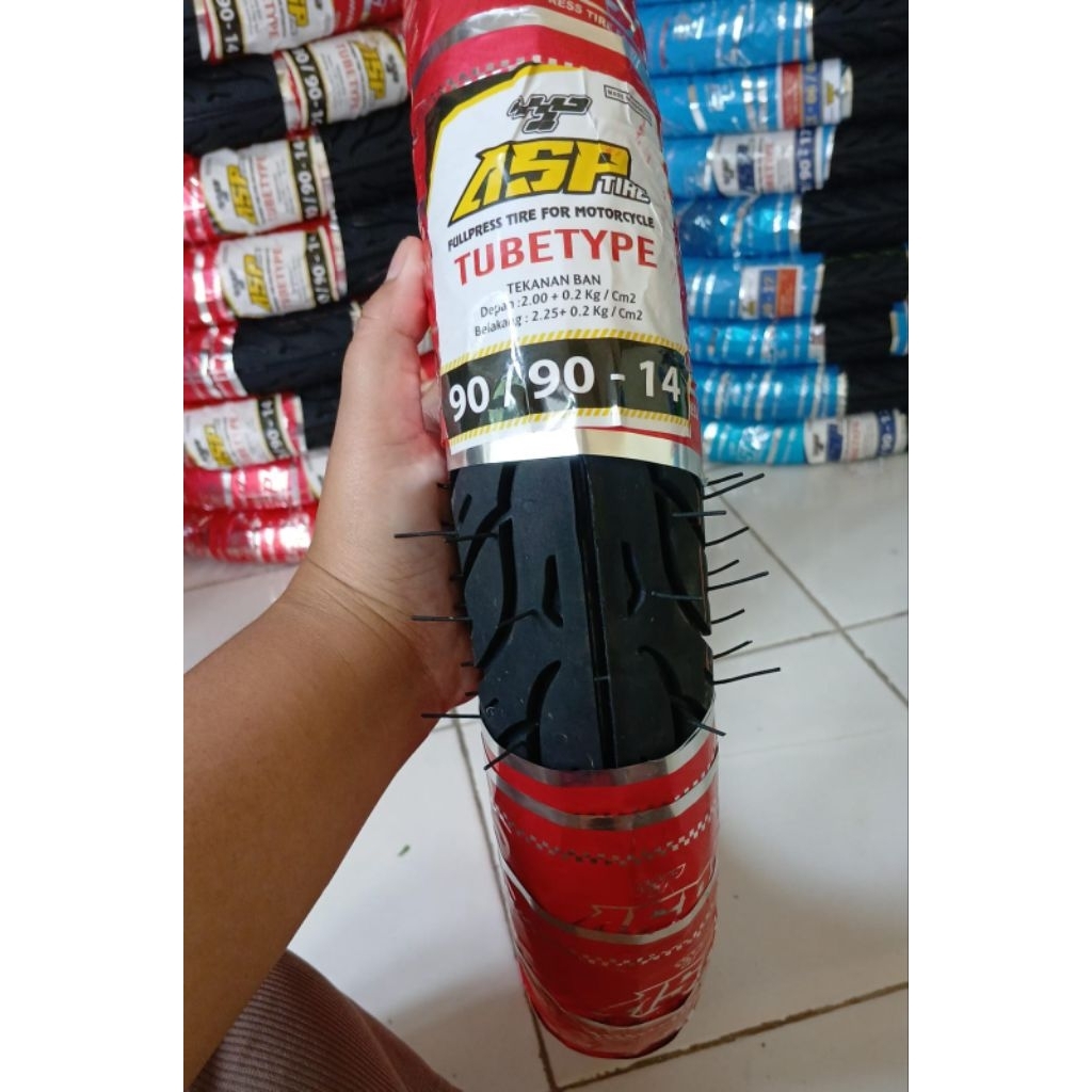 Ban motor vulkanisir fullpress 90/90-R14