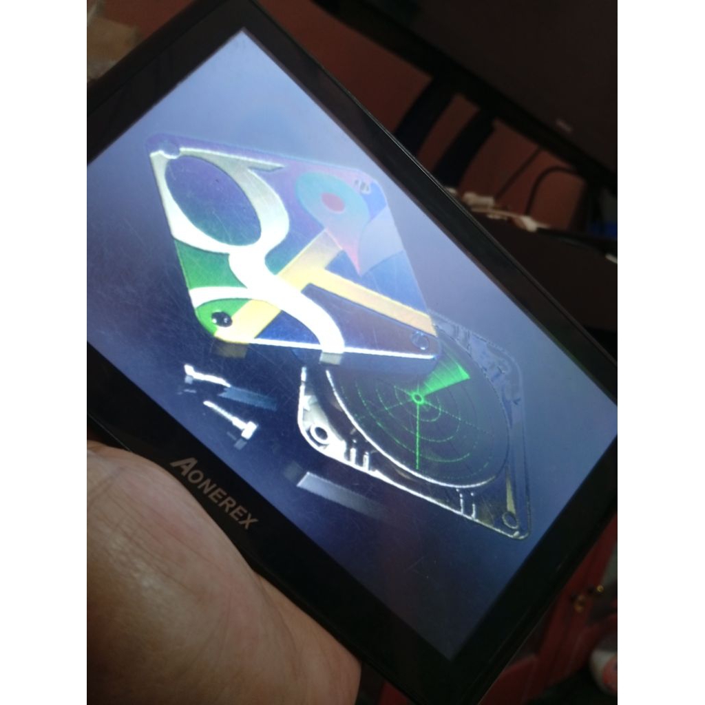 NAVIGASI GPS MERK AONEREX MINUS