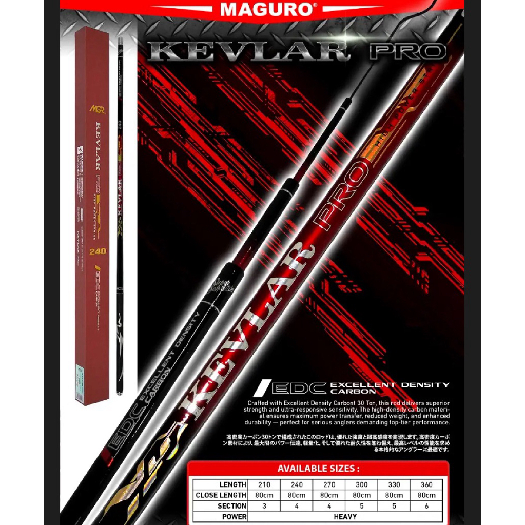 Tegek maguro kevlar pro pole maguro kevlar pro joran maguro kevlar pro joran kuat joran murah