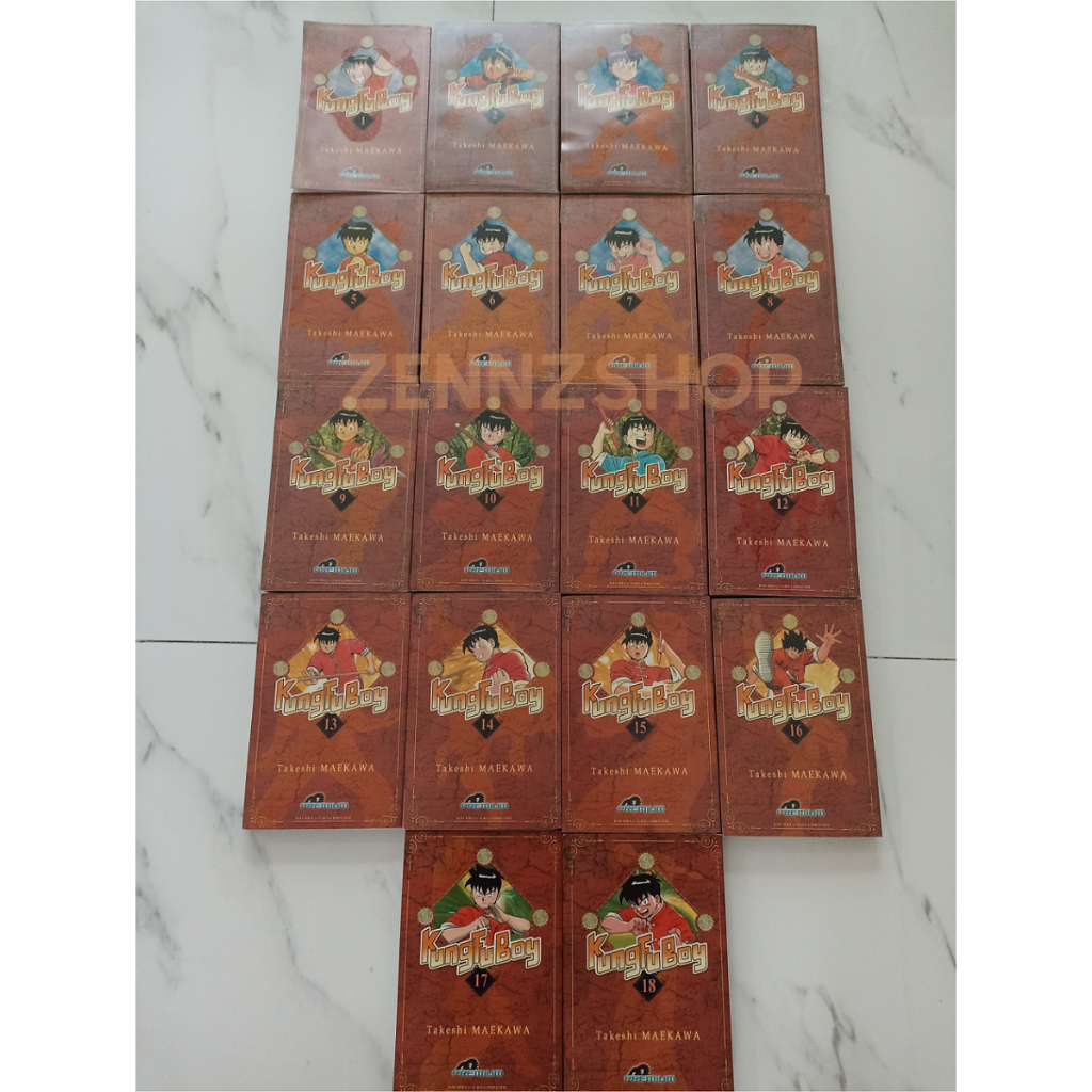 Komik kungfu boy premium set lengkap tamat 1-18 original