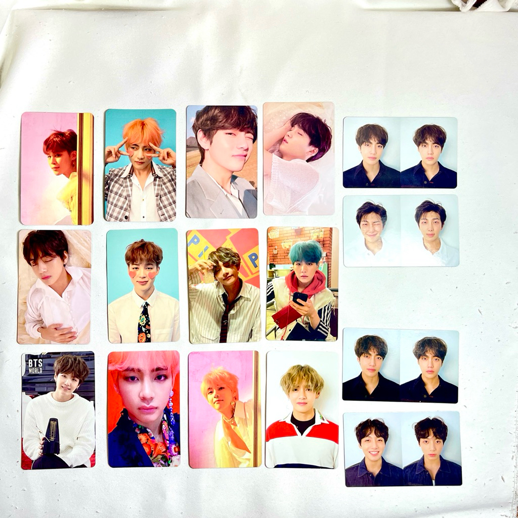Photocard pc official BTS love your self answer tear her jimin v suga rm taehyung namjoon yoongi