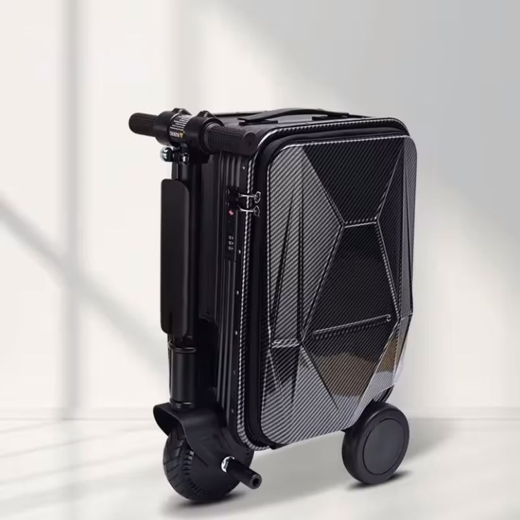 LEVELO Koper Skuter Elektrik Kabin Airwheel Style Luggage 20 Inch - S1 - Black