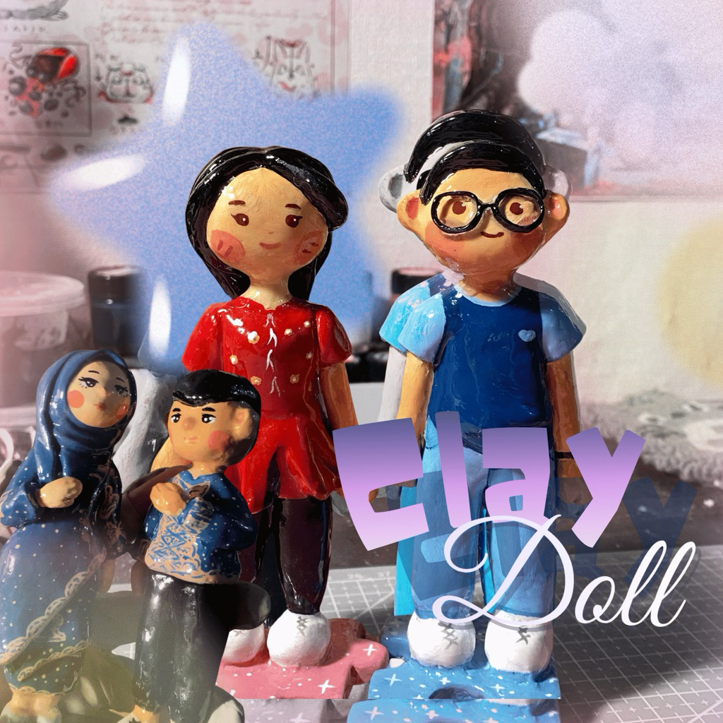 Custom Clay Doll | Figure | Handmade