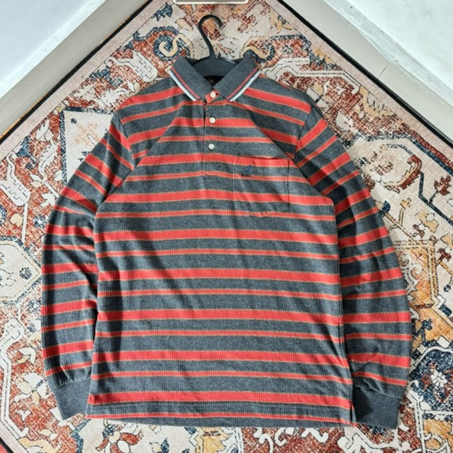 POLO LONGSLEEVE KANGOL STRIPE