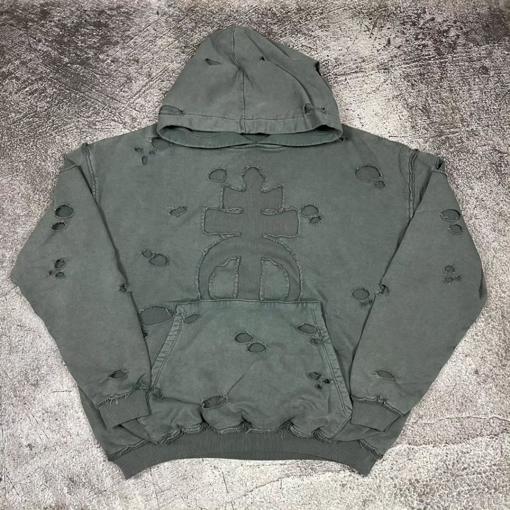 DROPDEAD LURE DISTRESSED HOODIE