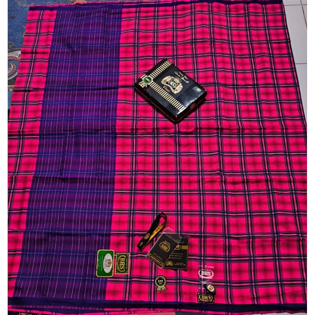 SARUNG BHS KBS PINK FS FULL SUTERA SUTRA RARE PRODUK LANGKA BAHAN KOLEKSI KOLEKTOR