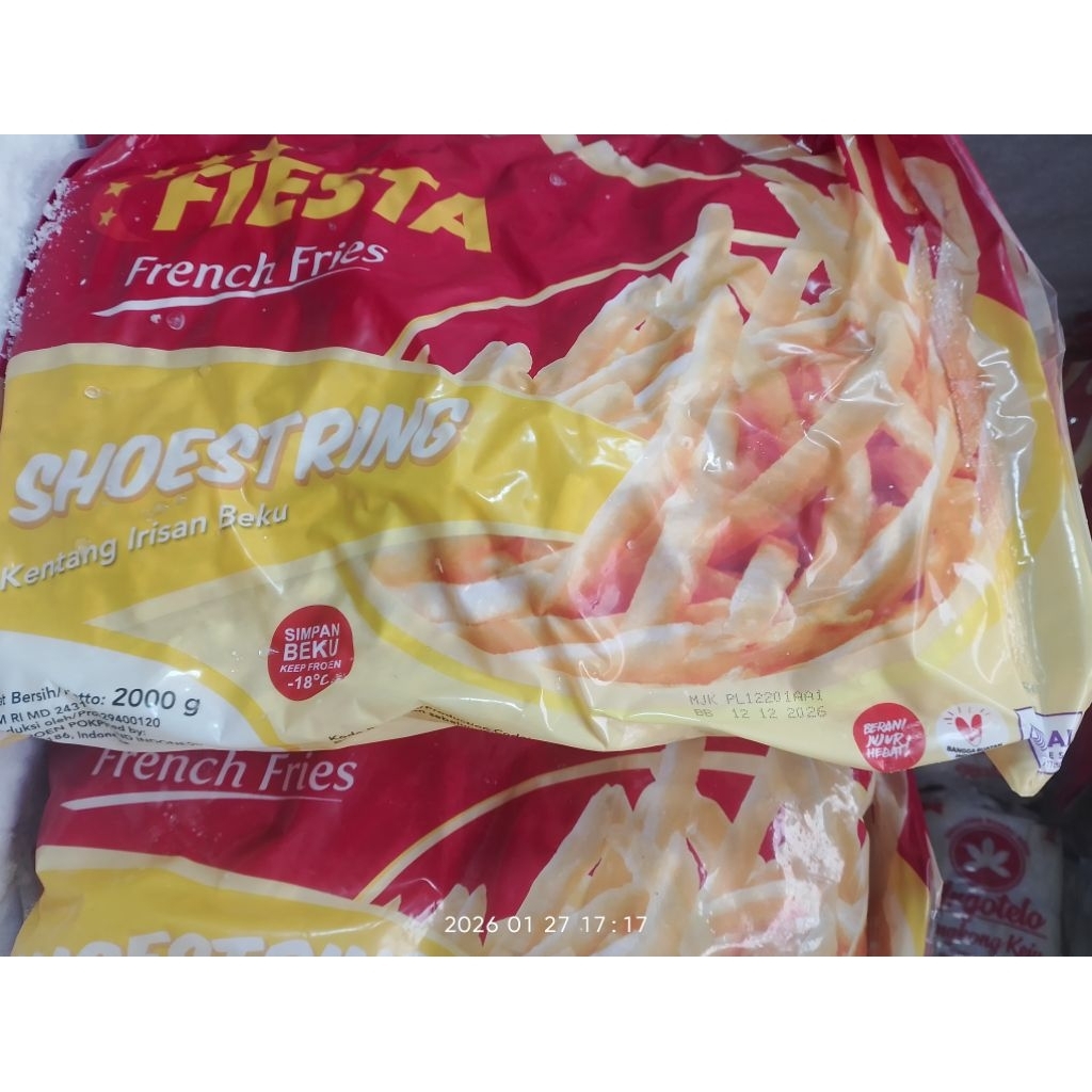 kentang fiesta 2 kg frozen