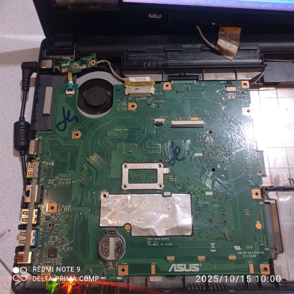 Motherboard laptop asus X45U KONDISI NORMAL