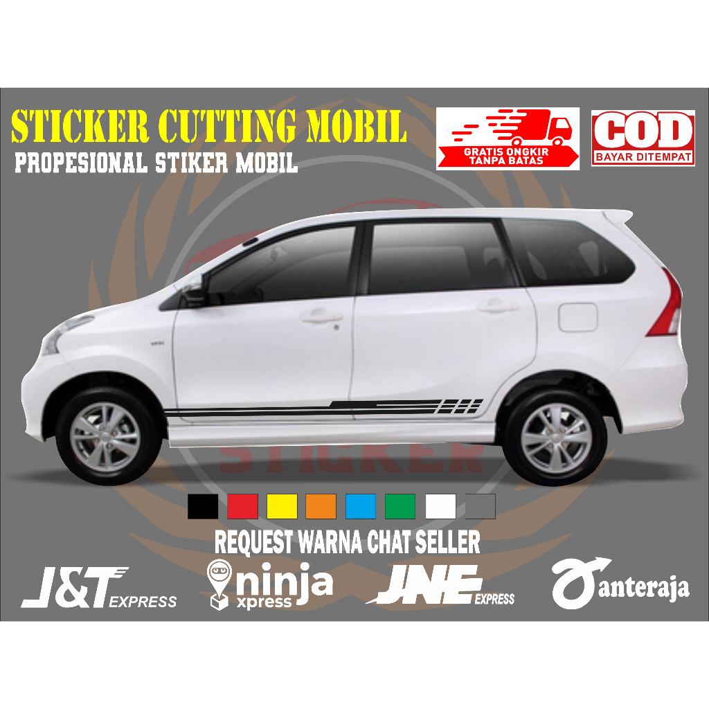 sticker mobil avanza sticker mobil toyota avanza stiker mobil avanza keren sticker variasi mobil
