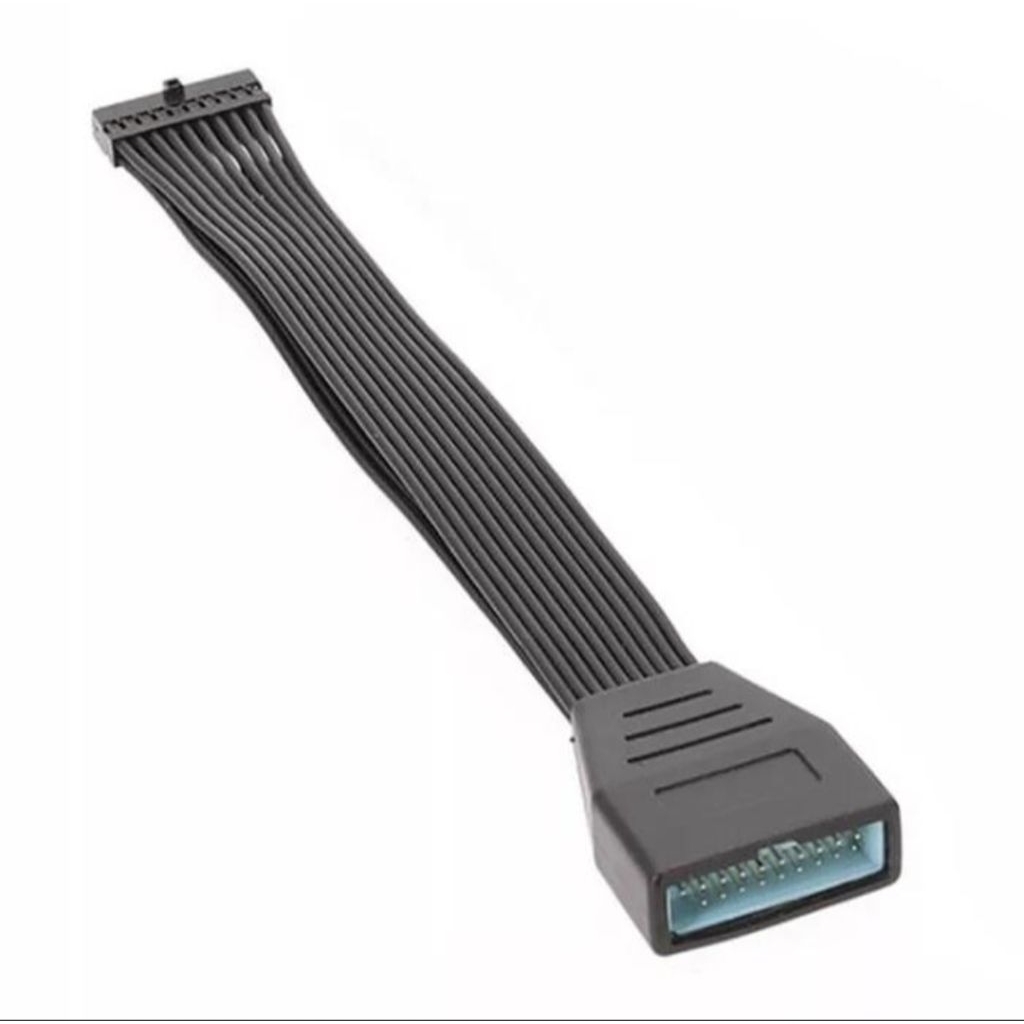 Kabel usb 20 pin extension usb 3.0 extender motherboard pc 19 pin