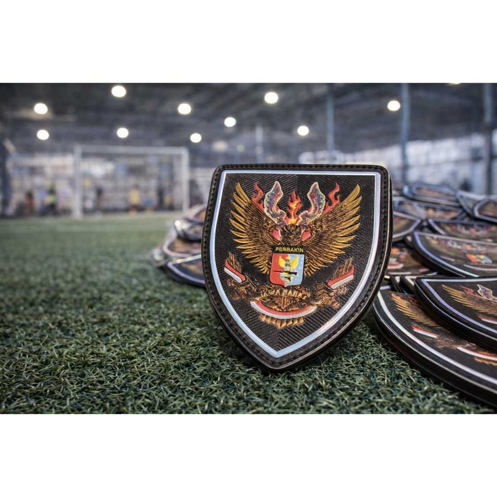 Patches Logo Garuda Pancasila Hitam Bordir, Desain Simbol Kepala Garuda Pancasila