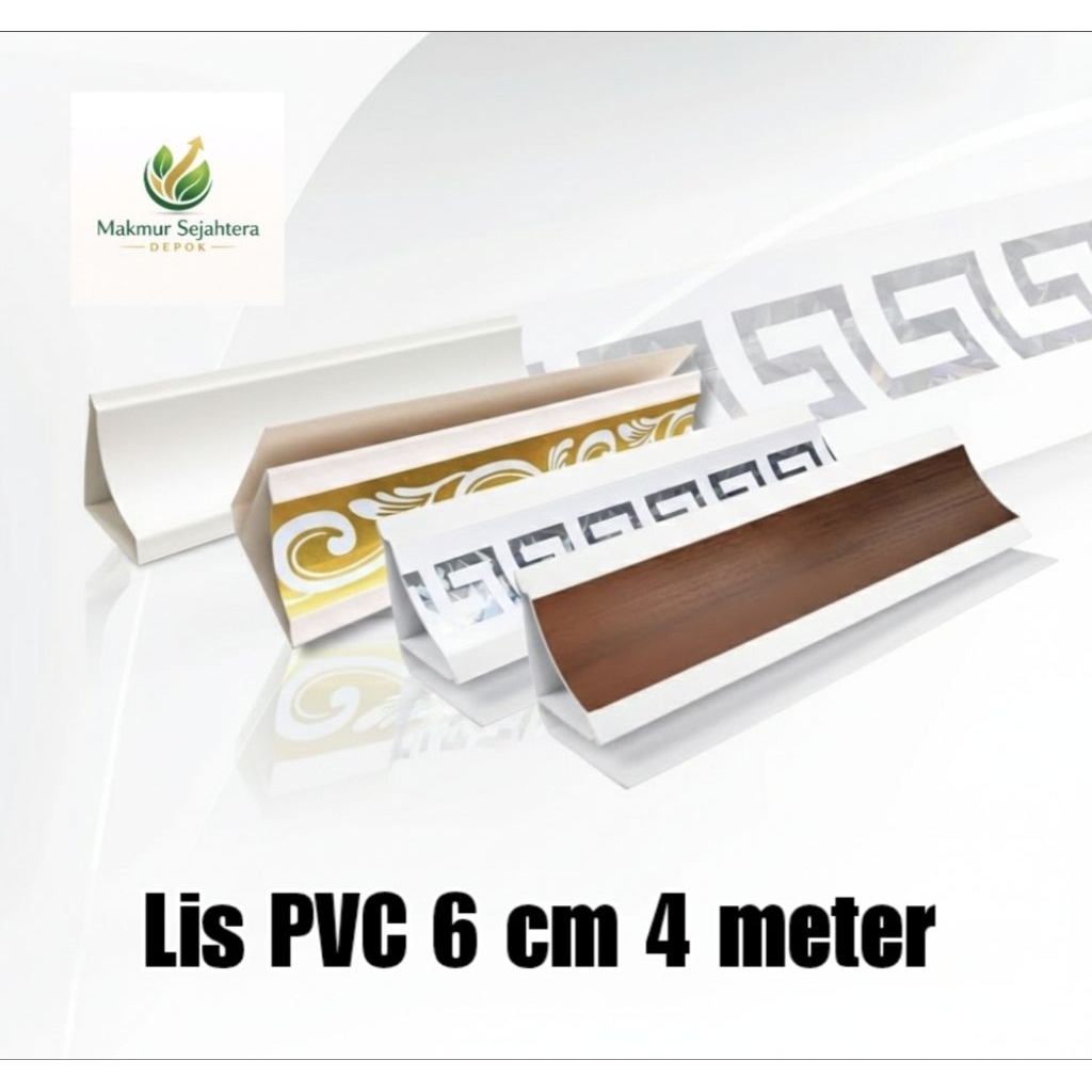 Lis Plafon PVC murah Minimalis 6 cm