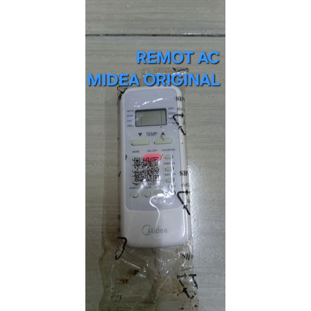 REMOT REMOT AC MIDEA ORIGINAL
