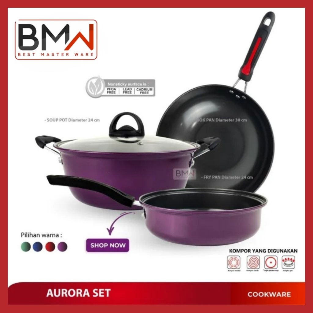 BMW AURORA TEFLON SET 4IN1