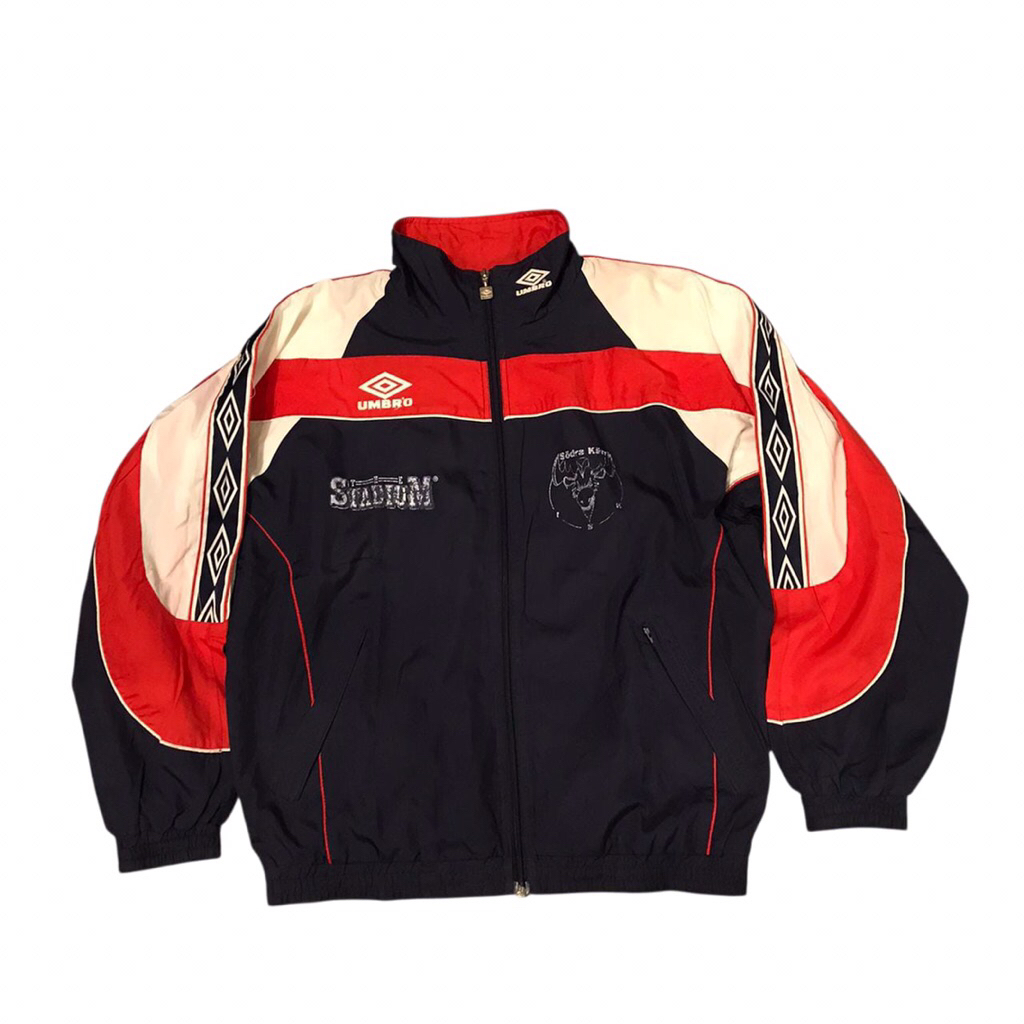 Vintage Umbro England Tracktop Jacket Full Taped Track  Size s fit M