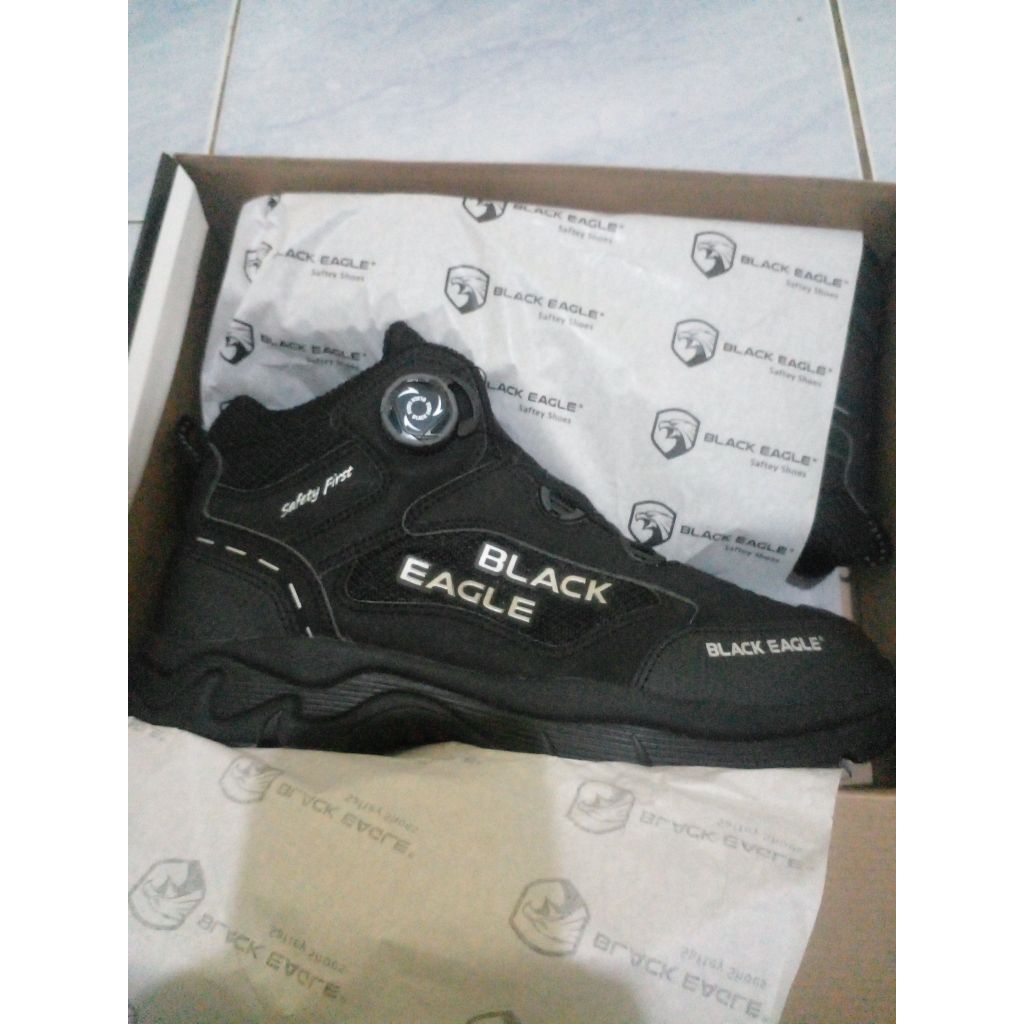 safety shoes black eagle VC-530 black original 100%