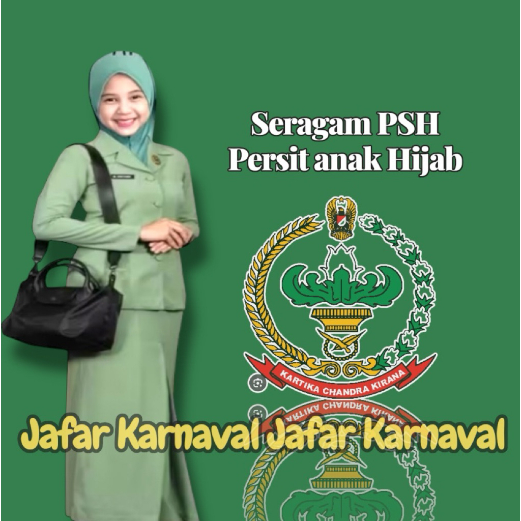 SERAGAM PSH PERSIT HIJAB ANAK PEREMPUAN/ BAJU PSH PERSIT HIJAB CEWEK PAUD-TK BAHAN OXFORD