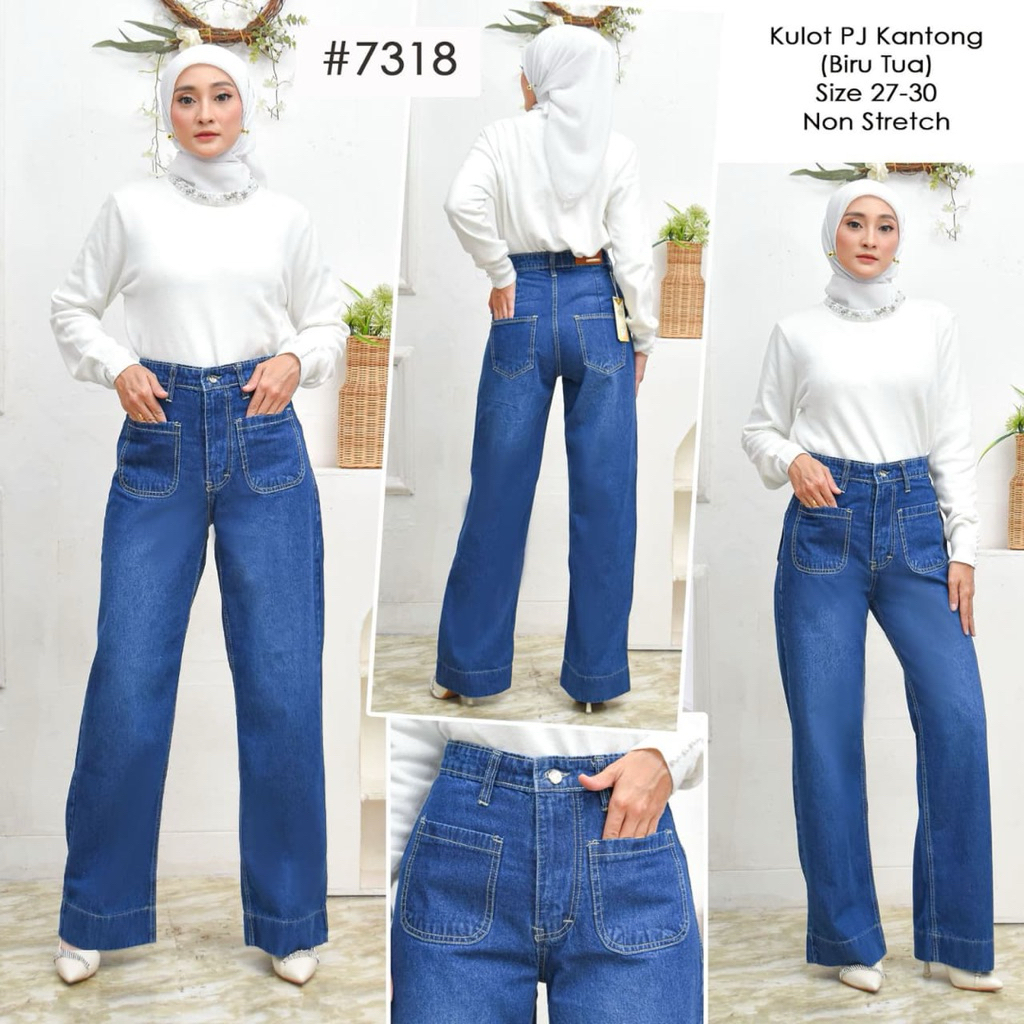 Celan Levis kulot PJ kantong wanita dewasa