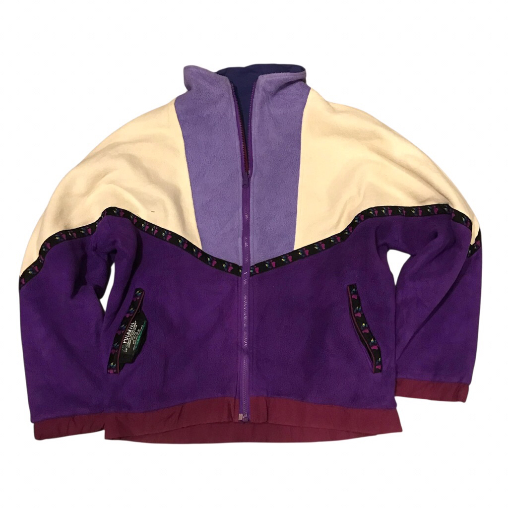 Vintage Jack Wolfskin polartec outdoor explore jacket  Reversible design  The climate control fabric